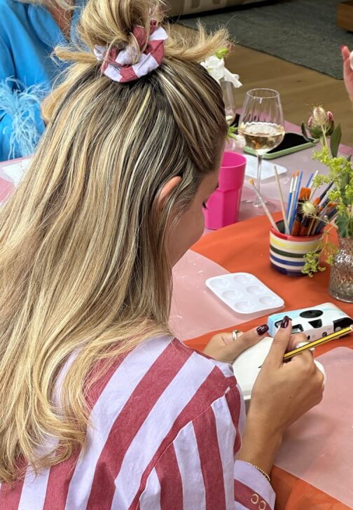 Painting class in Battersea with The Pottery Pop Up