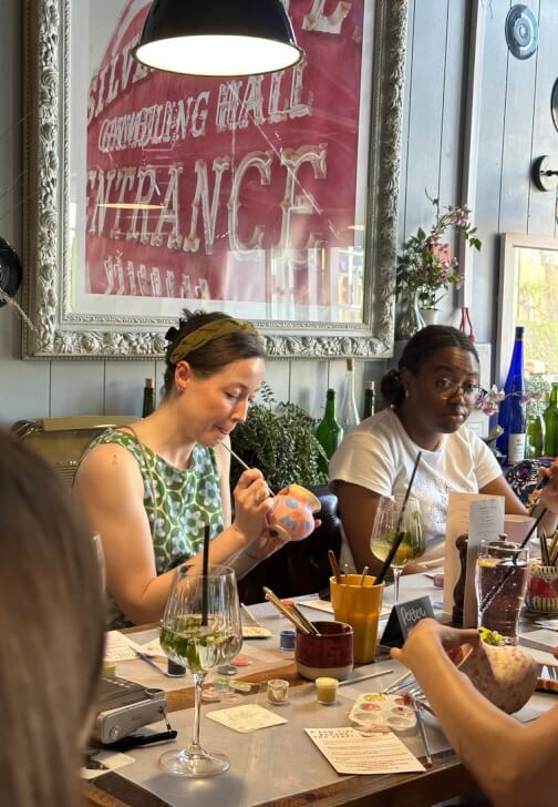 Painting class in Battersea