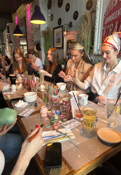 Photo from a painting class in Battersea