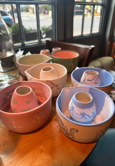 Ceramic Painting Workshop: Matcha Set