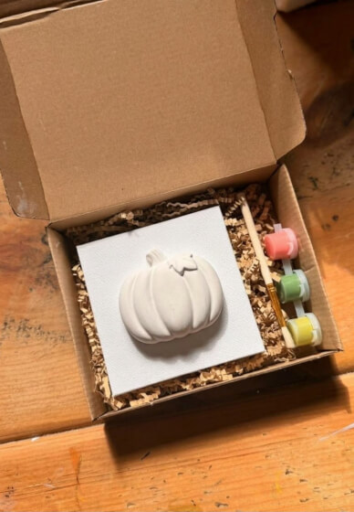 Ceramic Pumpkin Painting