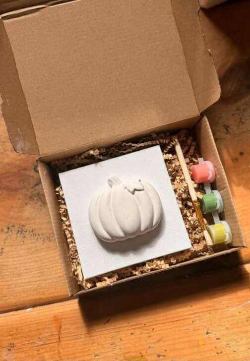 Ceramic Pumpkin Painting