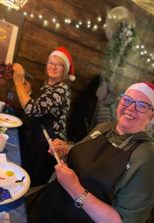 Painting class in Alderley Edge with Cocktails n Canvas