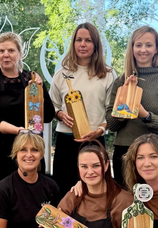 Photo from a painting class in Alderley Edge