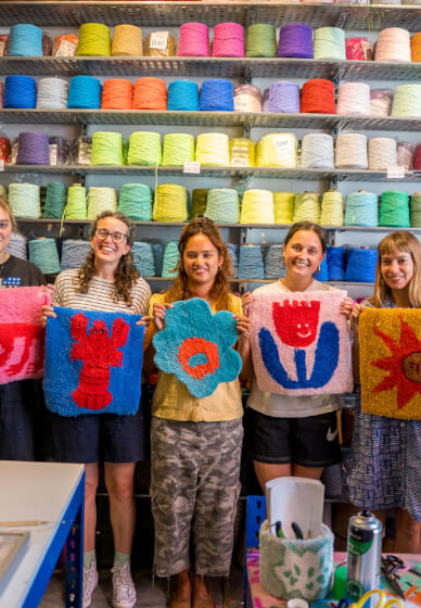 Cheeky Island Character Rug Tufting Workshop
