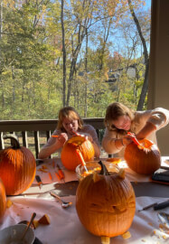 Childrens Pumpkin Carving