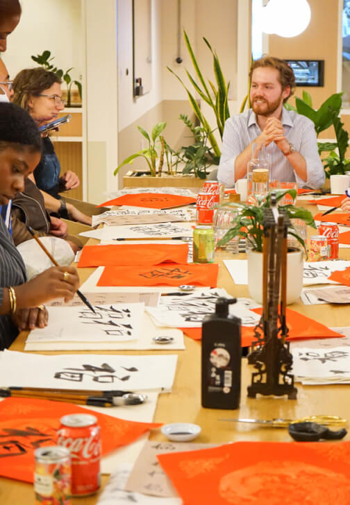 Paper Craft and Ink class in Liverpool Street