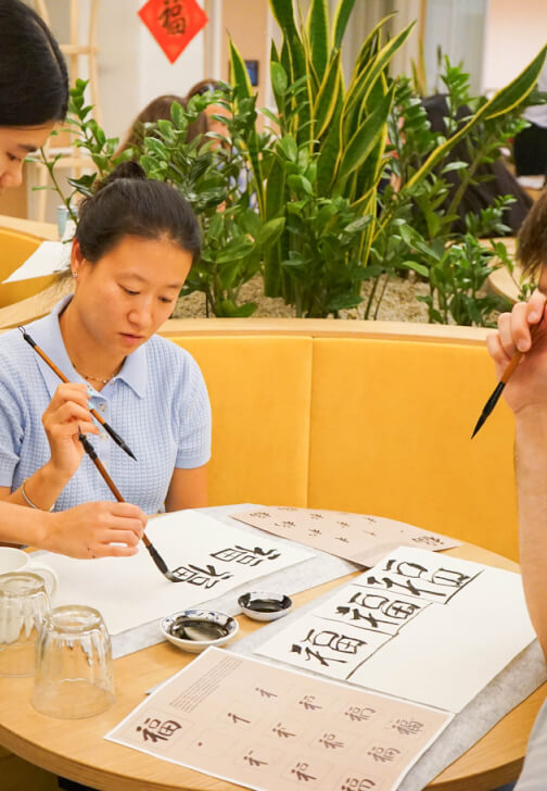 Photo from a paper Craft and Ink class in Liverpool Street