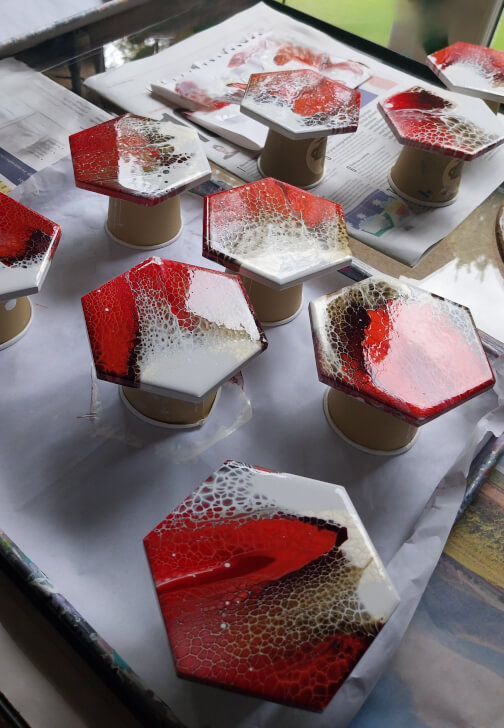 Fluid Art class in Ickenham