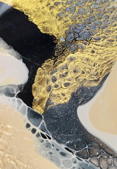 Christmas Acrylic Pouring Workshop - Winter Glow Coasters