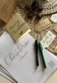 Christmas Calligraphy Workshop