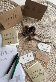 Christmas Calligraphy Workshop