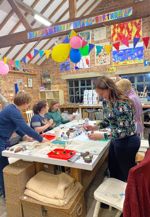 Christmas Card Block Printing Workshop