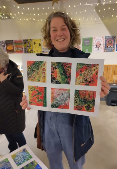 Christmas Card Sip and Paint Workshop