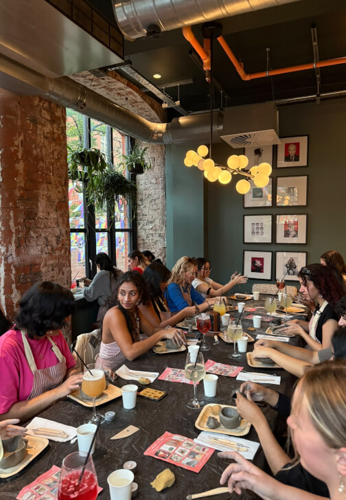 Pottery class in Manchester