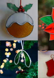 Christmas Decorations in Stained Glass - Workshop (Northampton)