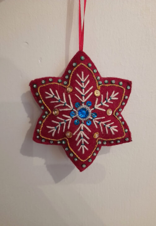 Christmas Embroidery Class