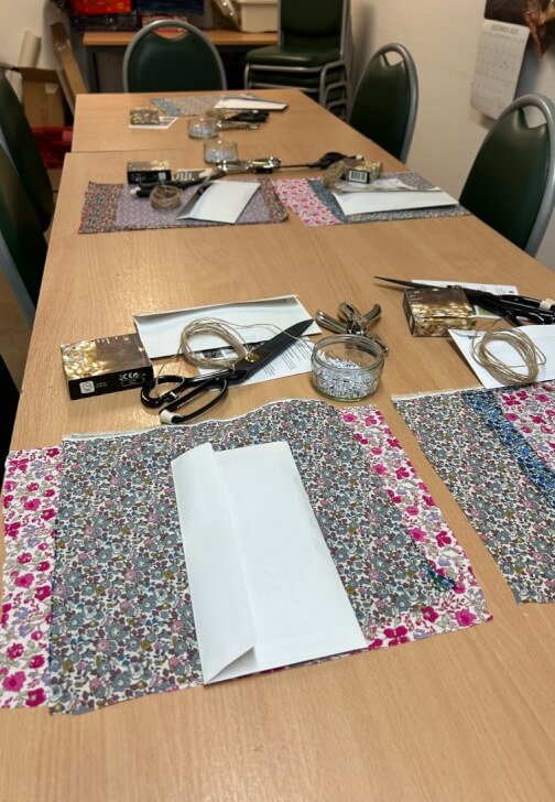 Photo from a textiles class in South