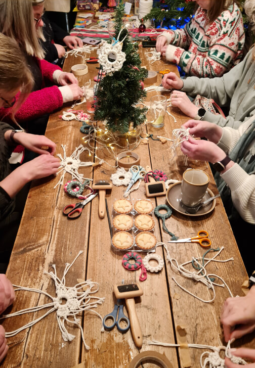 Textiles class in Bristol