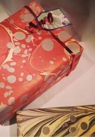 Christmas Marbling on Bauble and Paper Workshop