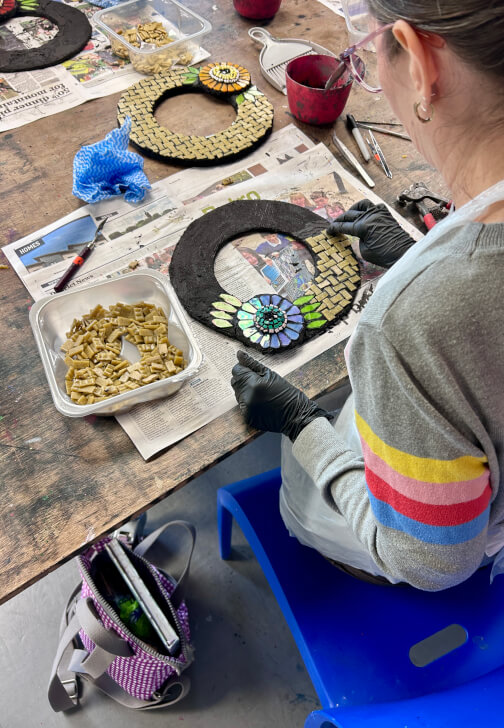 Glass and Mosaic class in Falkirk