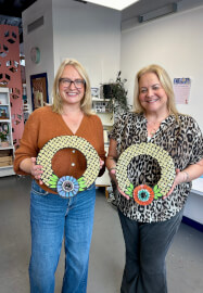 Christmas or Floral Mosaic Wreaths One-Day Workshop