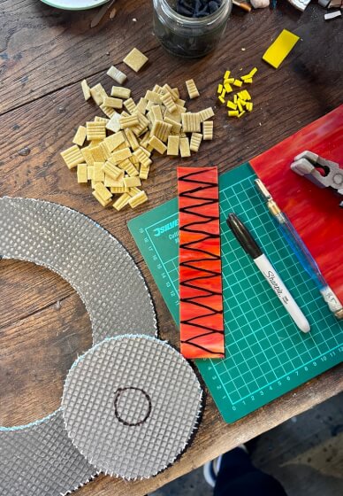 Christmas or Floral Mosaic Wreaths One-Day Workshop