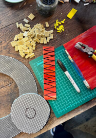 Christmas or Floral Mosaic Wreaths One-Day Workshop