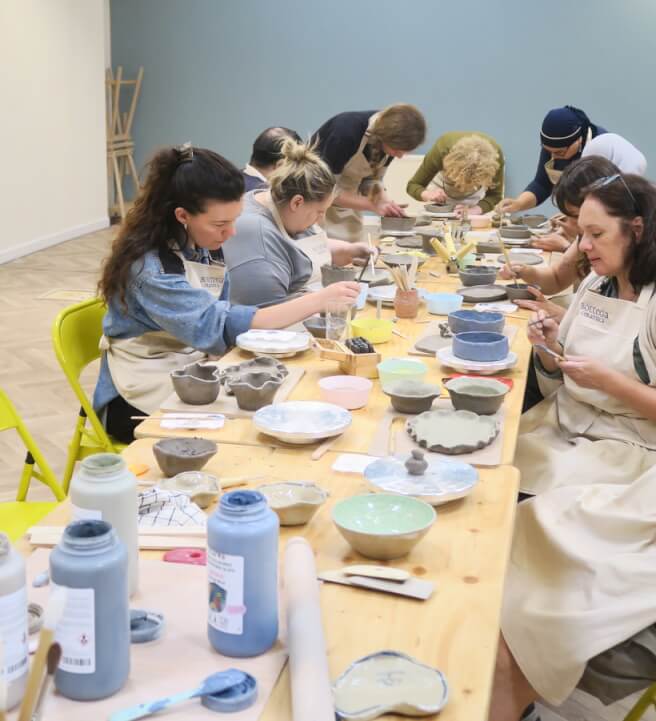 Pottery class in Edinburgh