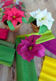 Christmas Poinsettia - Paper Flower Making Workshop