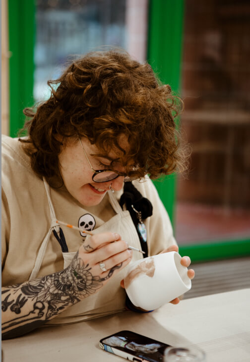 Pottery class in Greenwich