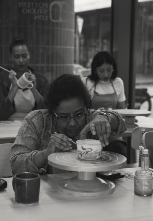 Pottery class in Greenwich with Good Pottery