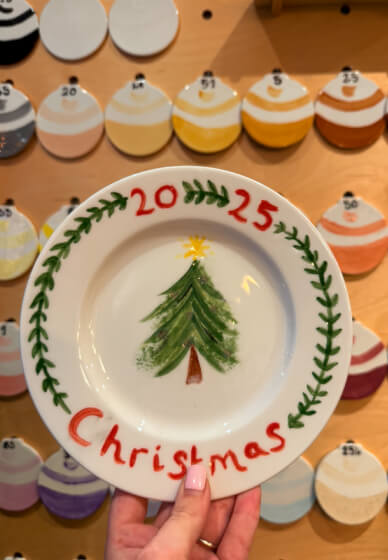 Christmas Pottery Painting Evening