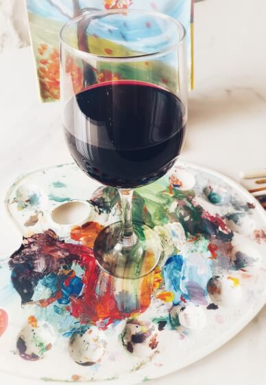 Christmas Special Sip and Paint Class