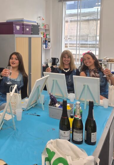 Christmas Special Sip and Paint Class