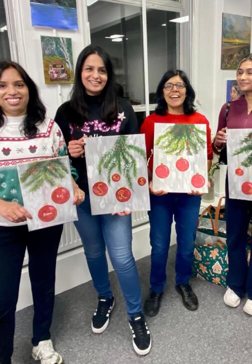 Painting class in Manchester
