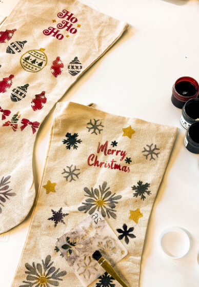 Christmas Stocking Xing Ran Natural Dyeing Workshop