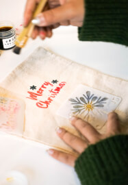 Christmas Stocking Xing Ran Natural Dyeing Workshop