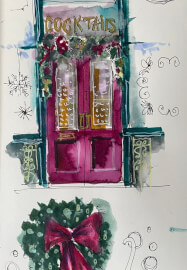 Christmas Urban Sketching Workshop: Leadenhall Market
