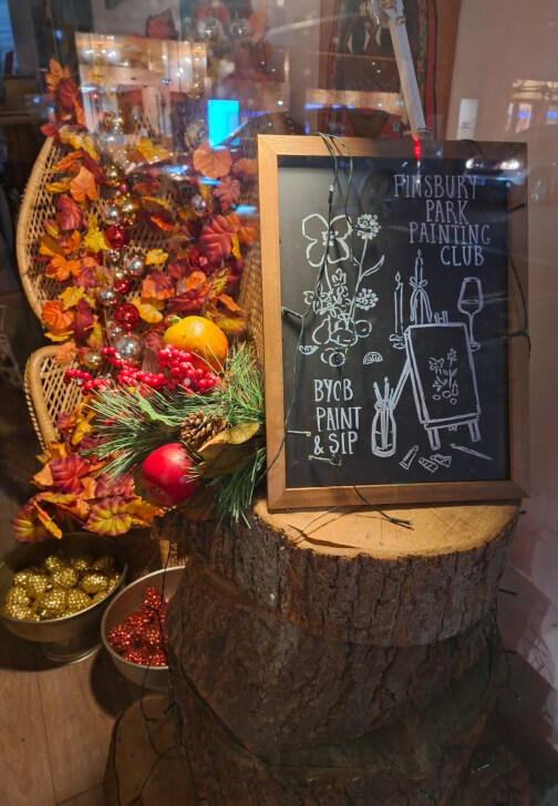 Floristry class in Finsbury Park