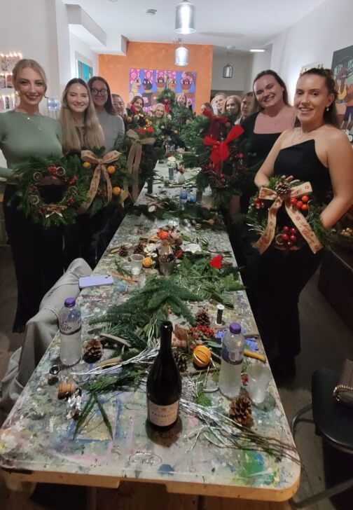 Floristry class in Finsbury Park, London