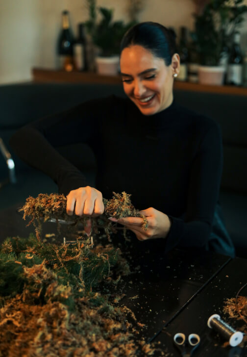Floristry class in Shoreditch, London
