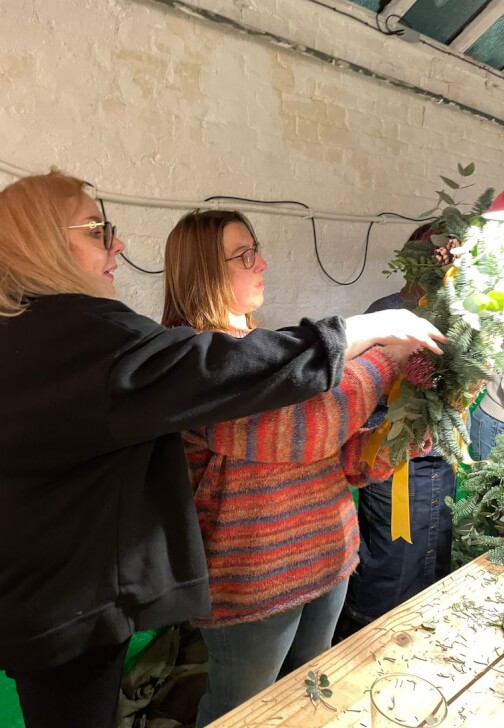 Photo from a floristry class in Beckenham