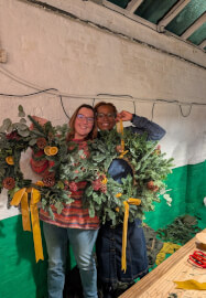 Christmas Wreath Workshop at Br3wery Kelsey