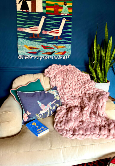 Chunky Arm-Knitted Blanket Workshop - Well House Rawdon