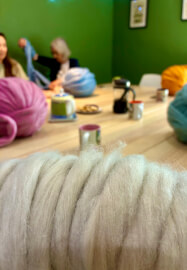 Chunky Arm-Knitted Blanket Workshop - Well House Rawdon