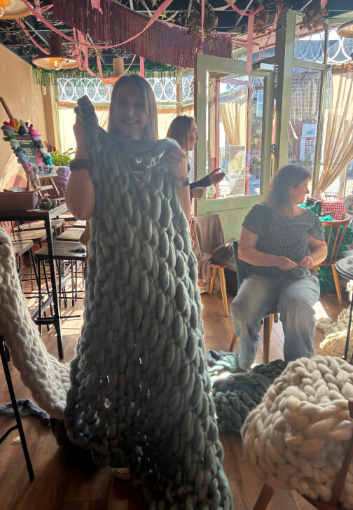 Photo from a textiles class in Rawdon