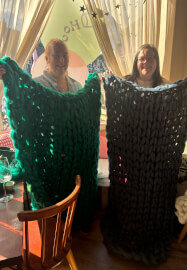 Chunky Arm-Knitted Blanket Workshop - Well House Rawdon