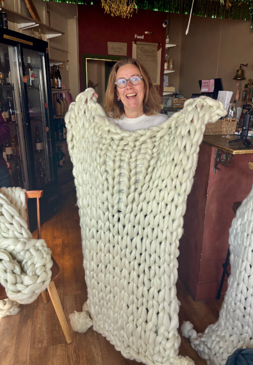 Textiles class in Rawdon with Woolly Ever After