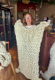 Chunky Arm-Knitted Blanket Workshop - Well House Rawdon
